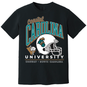 Coastal Football 23 Tee - Black