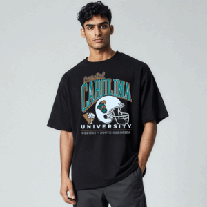 Coastal Football 23 Tee - Black