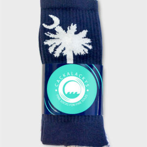 Cackalackys - Navy Palmetto Socks